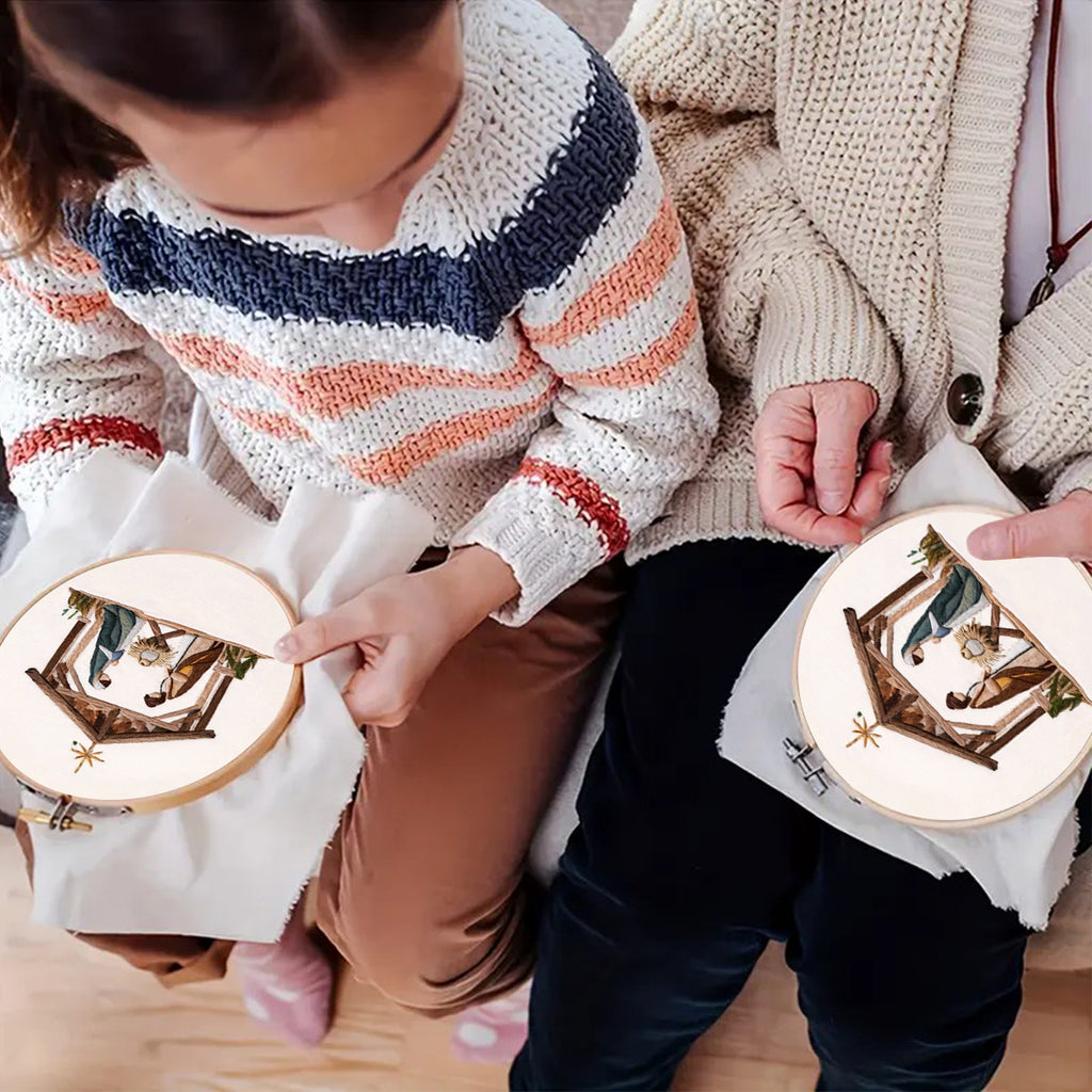 Rubbyoo Embroidery Kit - Christmas Nativity Scene With The Holy Family - image 6