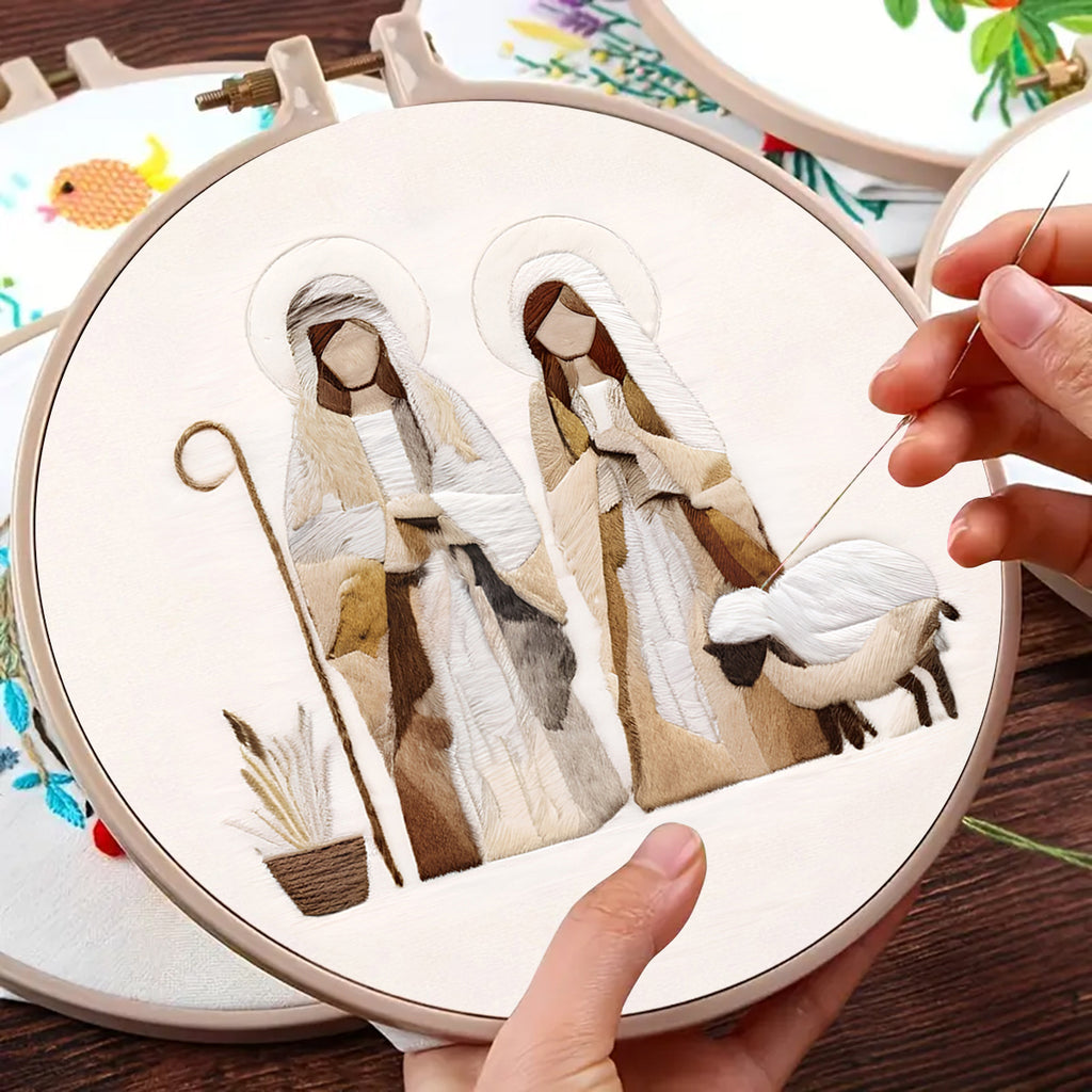 Rubbyoo Embroidery Kit - Mary and Joseph - image 7