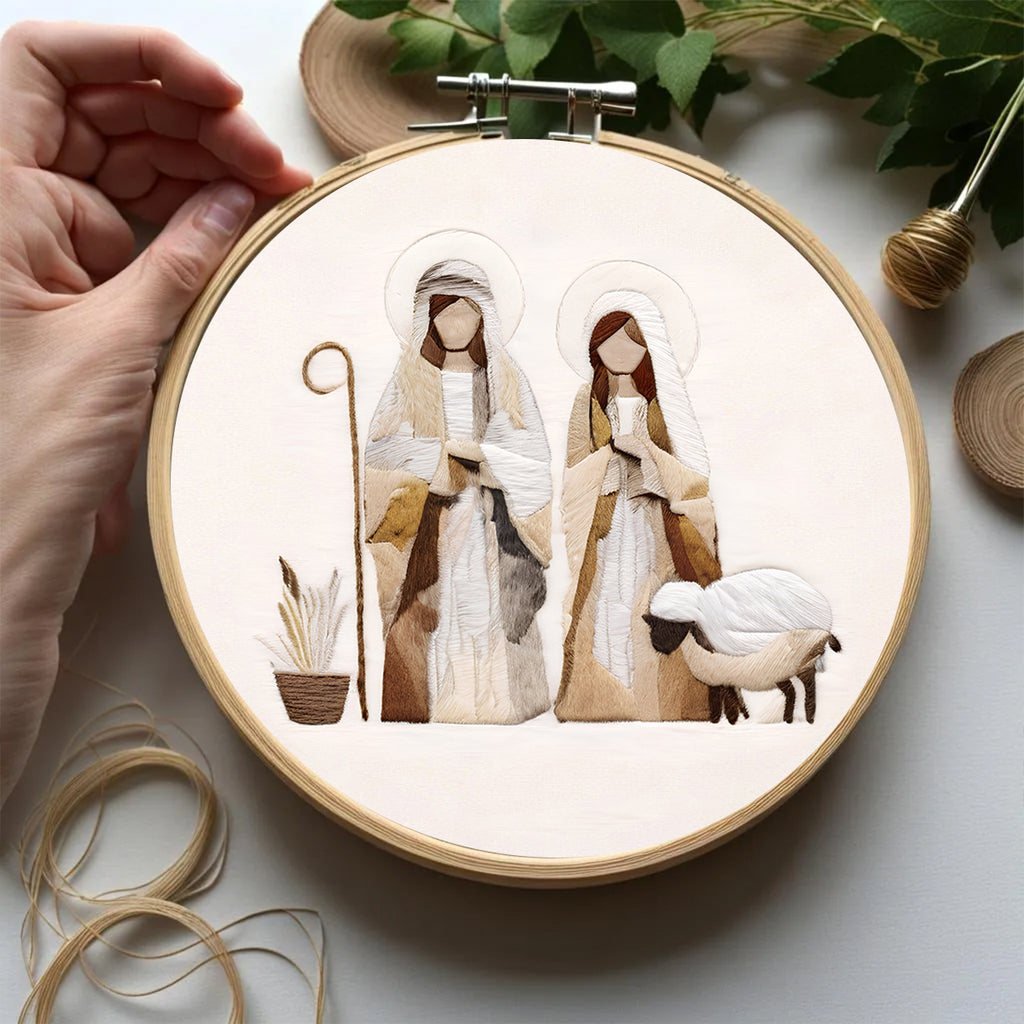 Rubbyoo Embroidery Kit - Mary and Joseph - image 8
