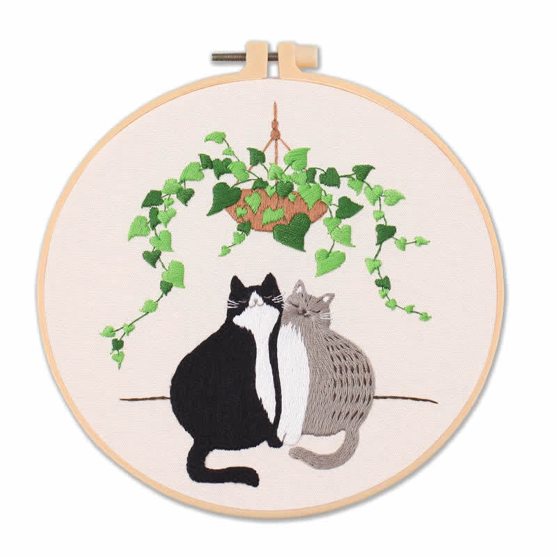 Rubbyoo Animal Embroidery Kit - The Lazy Cat - Mischievous Cat-F - image 6