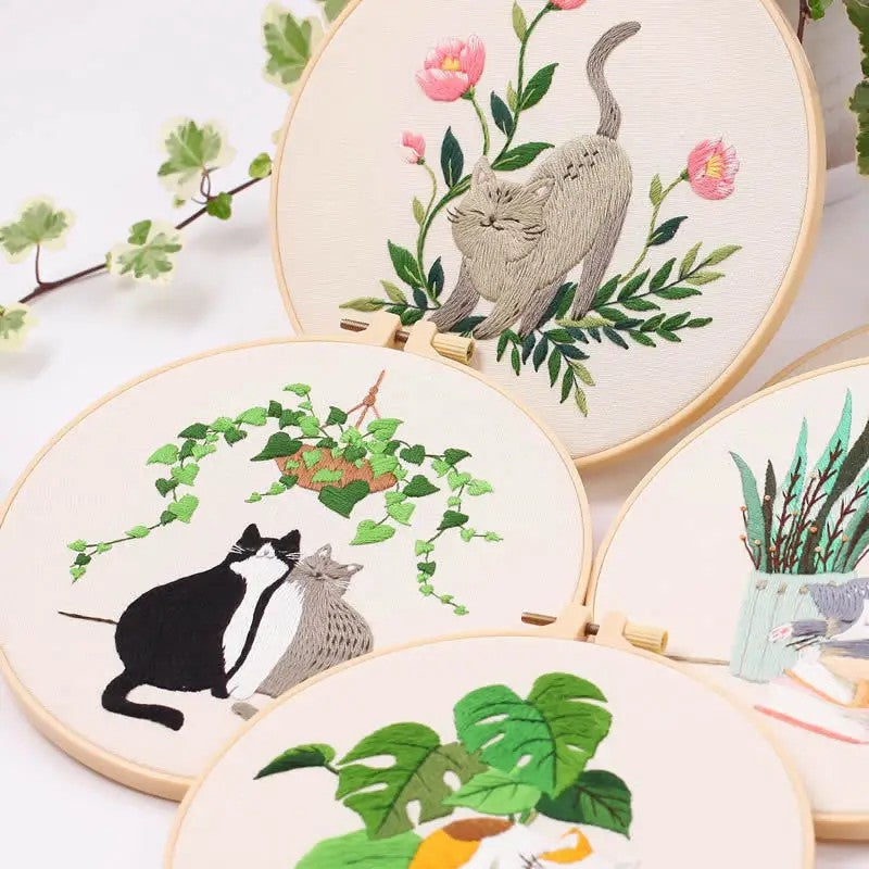 Rubbyoo Animal Embroidery Kit - The Lazy Cat - image 9