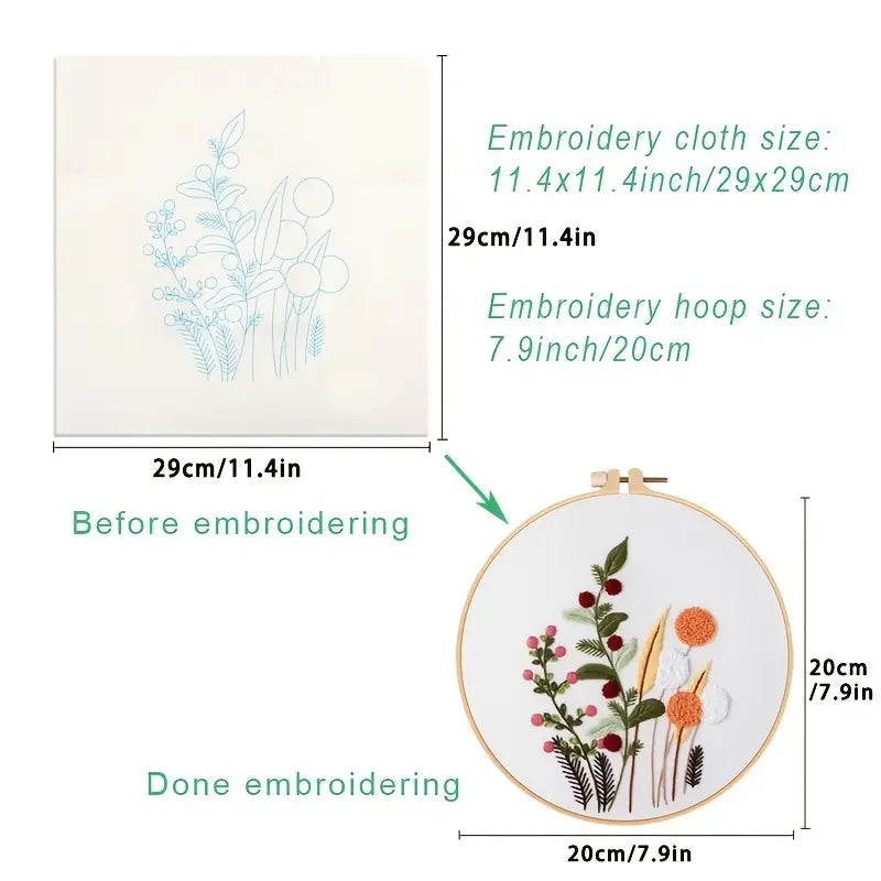 Rubbyoo Embroidery Kit - Flowers And Plants - image 6