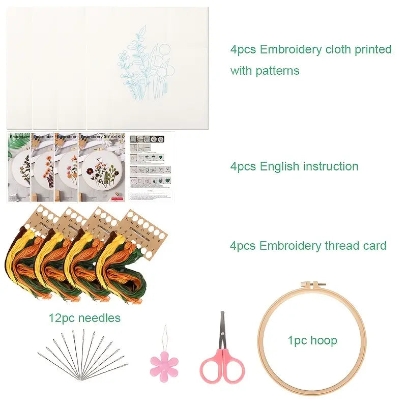 Rubbyoo Embroidery Kit - Flowers And Plants - image 7