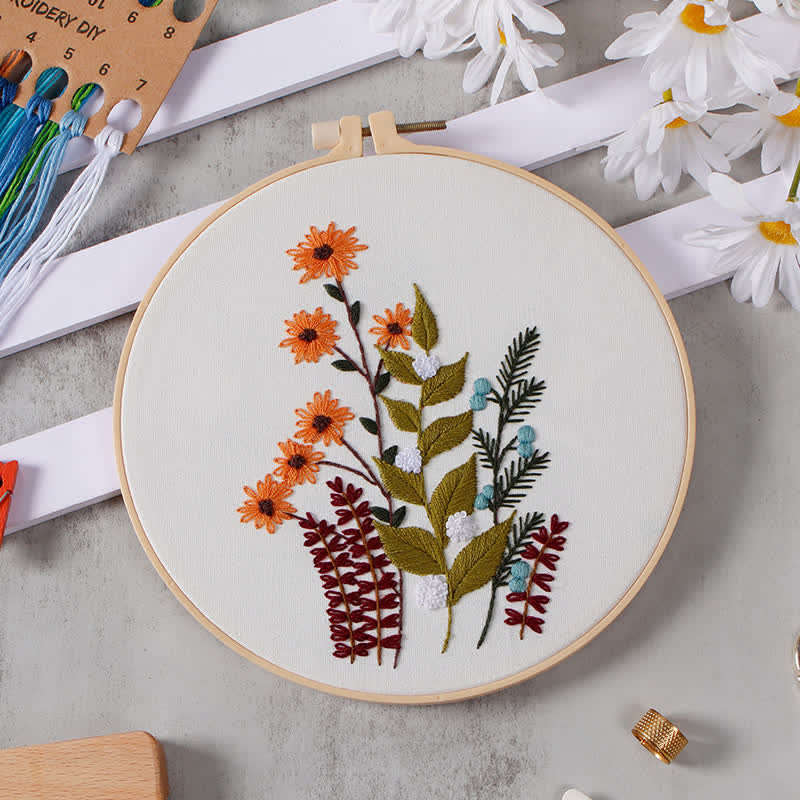 Rubbyoo Embroidery Kit - Flowers And Plants - Flowers And Plants-D - image 11