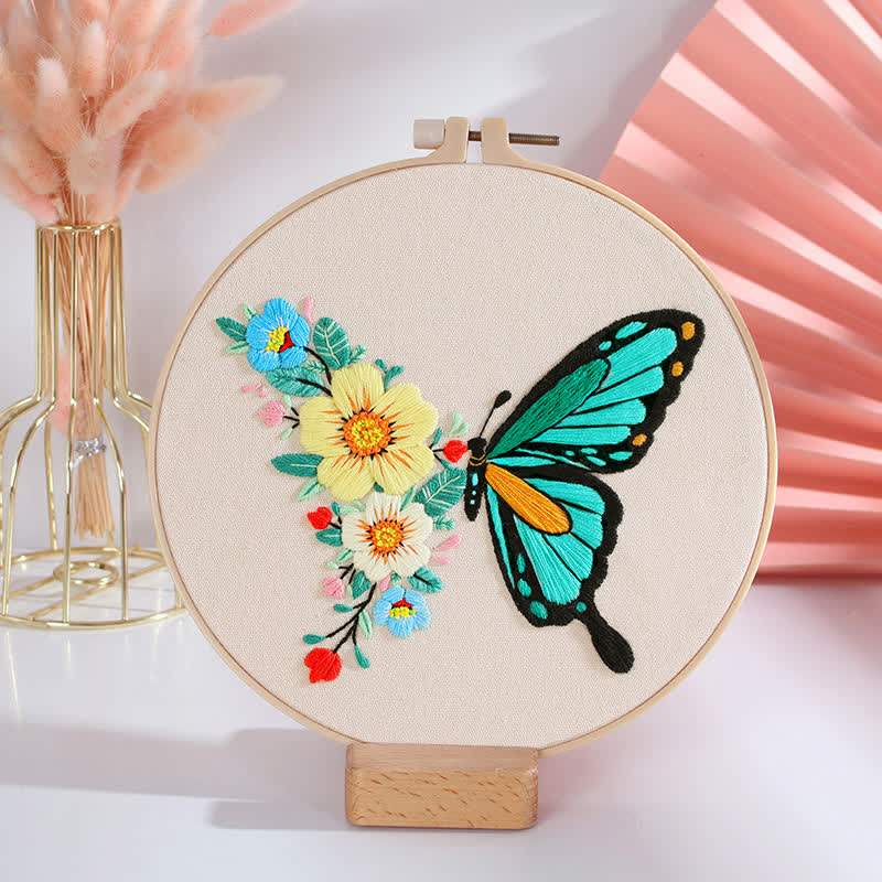 Rubbyoo Embroidery Kit - Butterflies And Flowers - Butterflies And Flowers-B - image 7