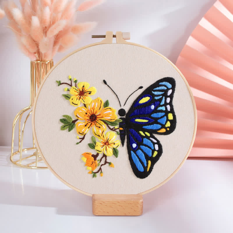 Rubbyoo Embroidery Kit - Butterflies And Flowers - Butterflies And Flowers-A - image 6