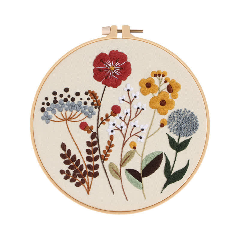 Rubbyoo Embroidery Kit - Floral Pattern - image 0