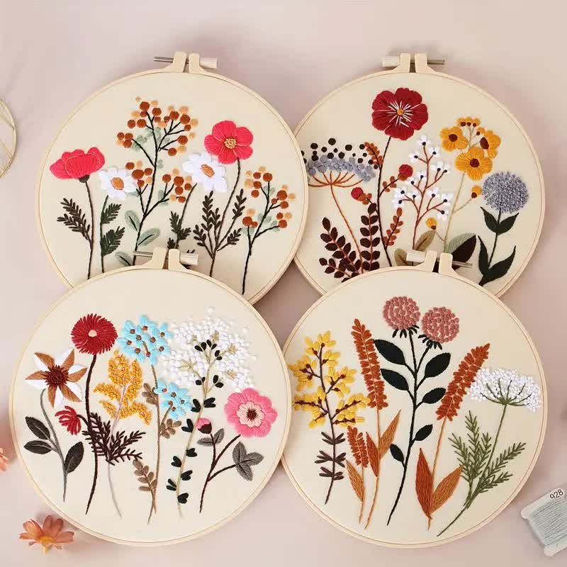 Rubbyoo Embroidery Kit - Floral Pattern - image 4