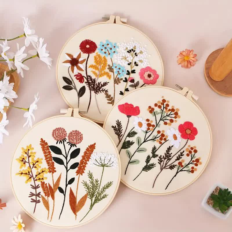 Rubbyoo Embroidery Kit - Floral Pattern - image 3