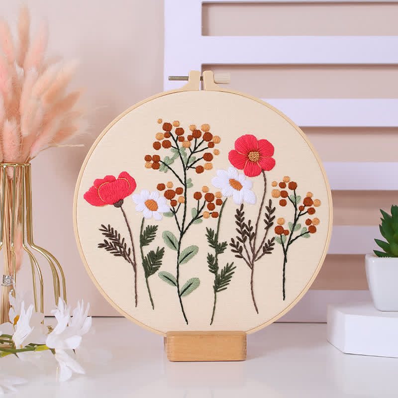 Rubbyoo Embroidery Kit - Floral Pattern - Floral-C - image 8
