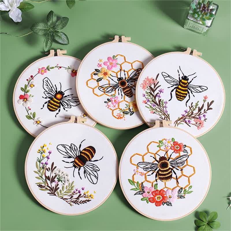 Rubbyoo Embroidery Kit - Bee Insect - image 1