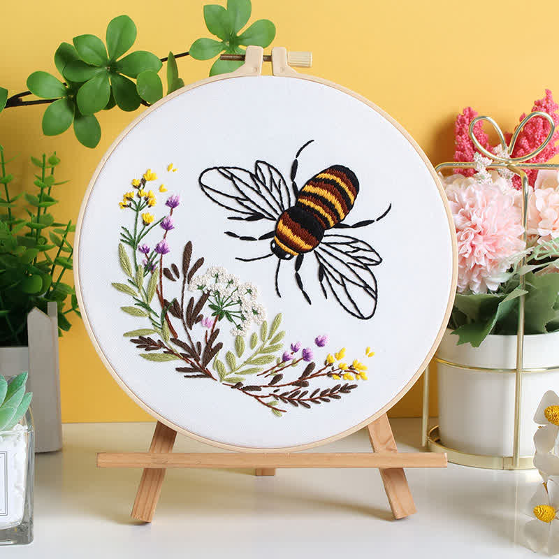 Rubbyoo Embroidery Kit - Bee Insect - Bee-F - image 14