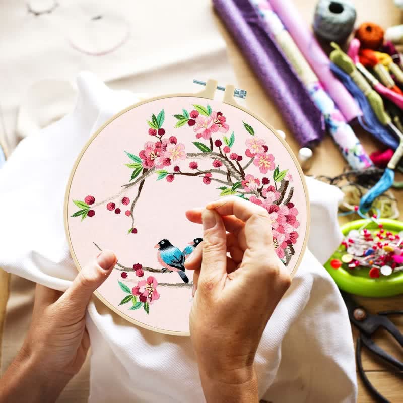 Rubbyoo Embroidery Kit - Birds - image 2