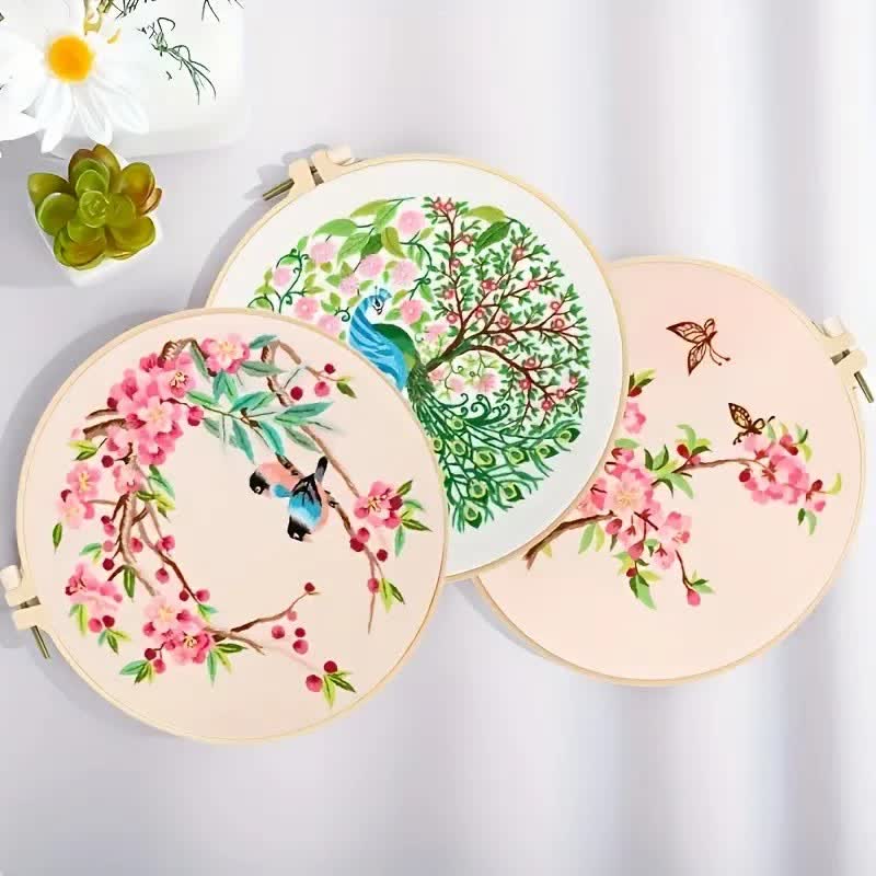 Rubbyoo Embroidery Kit - Birds - image 4