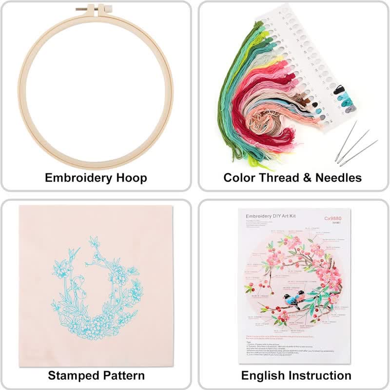 Rubbyoo Embroidery Kit - Birds - image 11