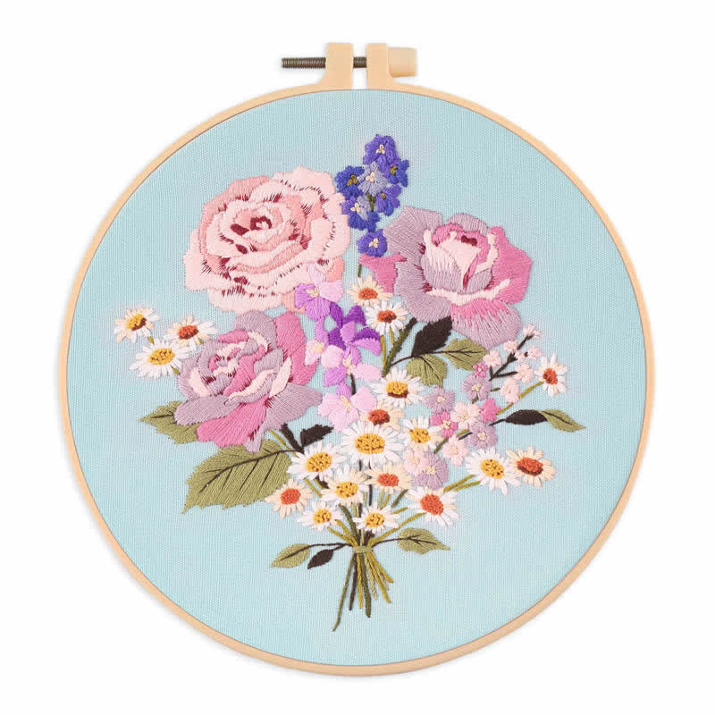 Rubbyoo Embroidery Kit - Bouquet - Bouquet-F - image 8
