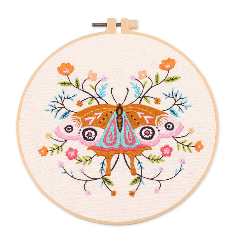 Rubbyoo Embroidery Kit - Deer - Butterfly - image 1