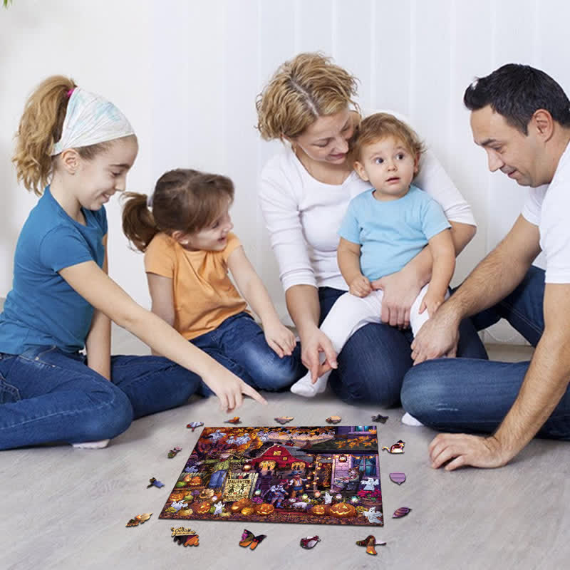 Rubbyoo Halloween Barn Dance - Wooden Jigsaw Puzzle - image 5