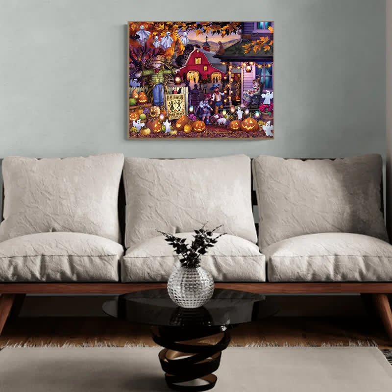 Rubbyoo Halloween Barn Dance - Wooden Jigsaw Puzzle - image 4