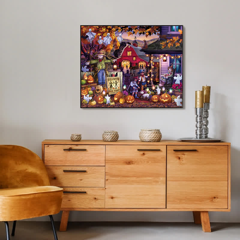 Rubbyoo Halloween Barn Dance - Wooden Jigsaw Puzzle - image 6