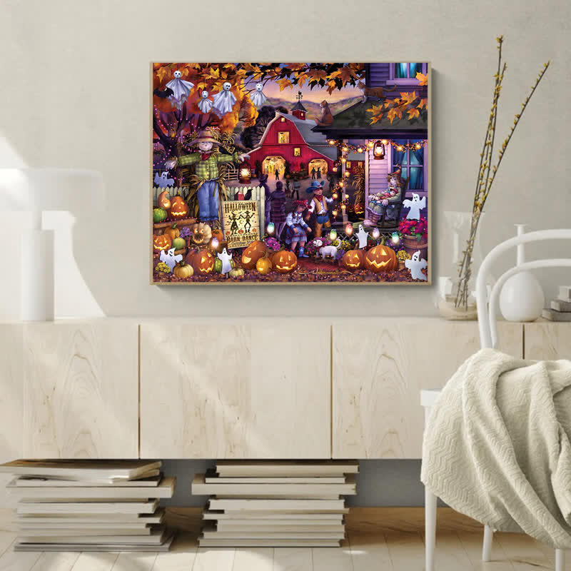 Rubbyoo Halloween Barn Dance - Wooden Jigsaw Puzzle - image 7