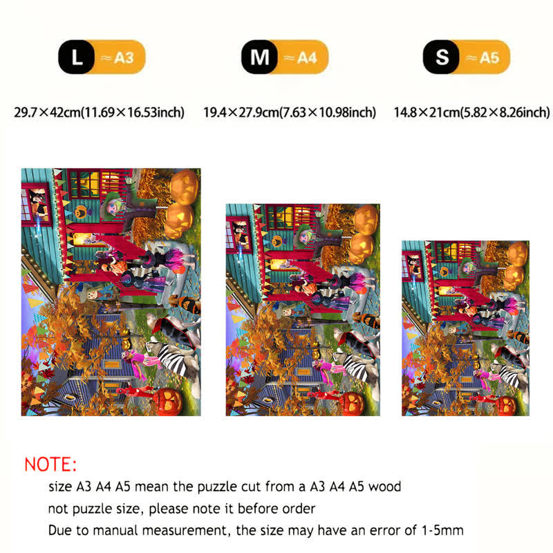 Rubbyoo Trick or Treat - Wooden Jigsaw Puzzle - image 3