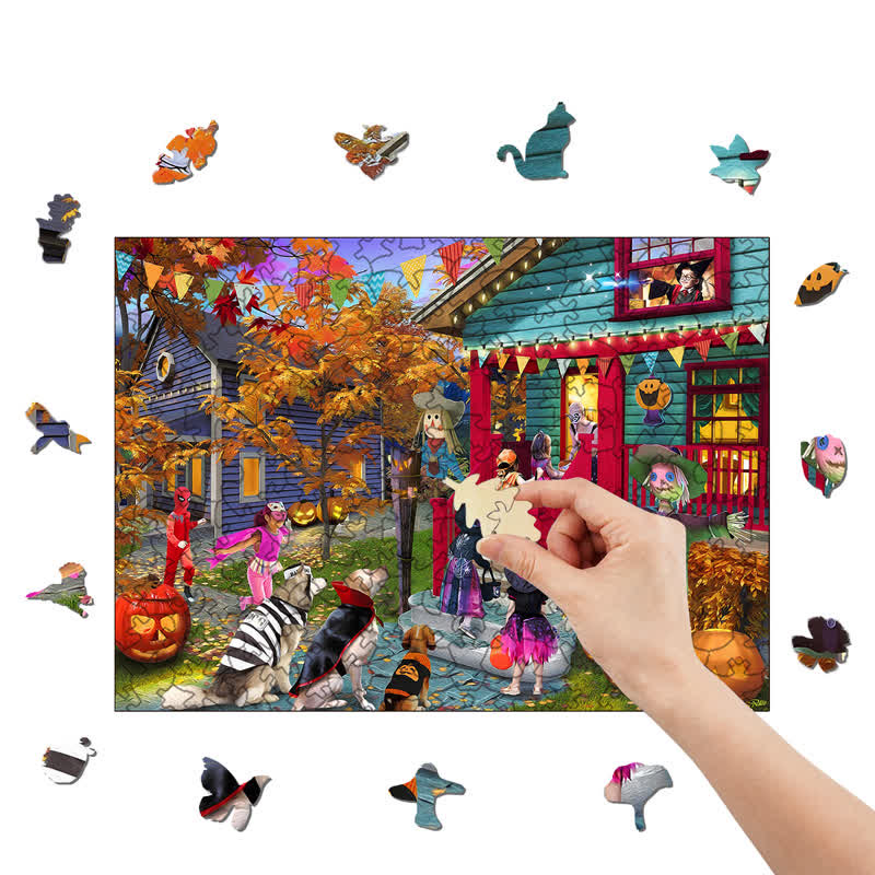 Rubbyoo Trick or Treat - Wooden Jigsaw Puzzle - image 7