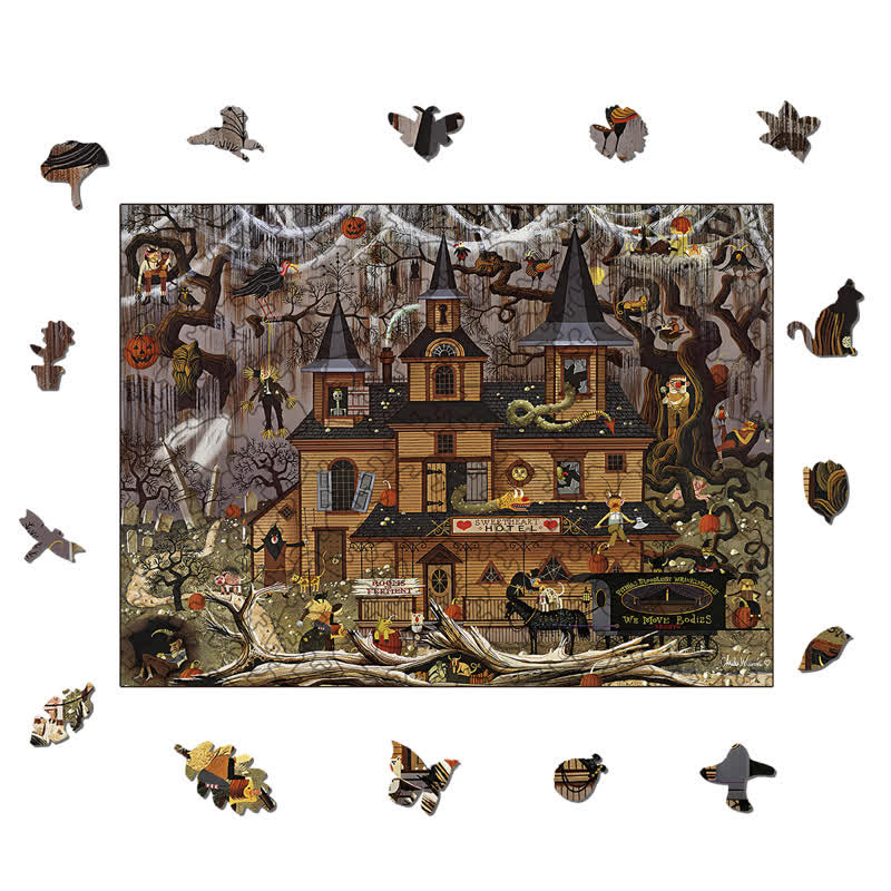 Rubbyoo Sweetheart Hotel - Wooden Jigsaw Puzzle - image 1
