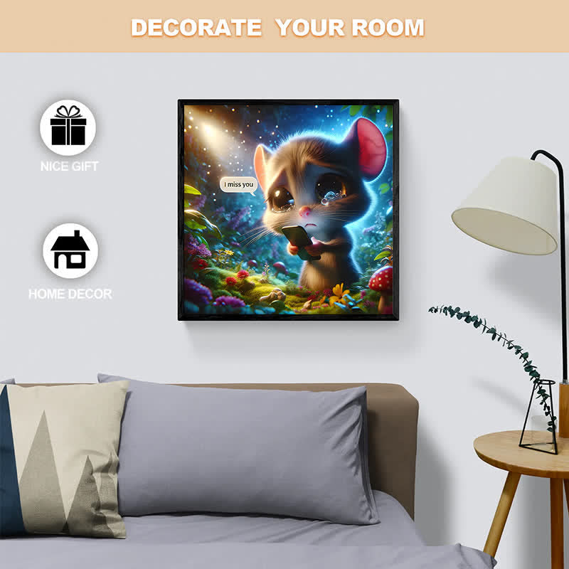 Rubbyoo "I Miss You" - Wooden Jigsaw Puzzle - image 3