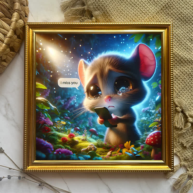 Rubbyoo "I Miss You" - Wooden Jigsaw Puzzle - image 8