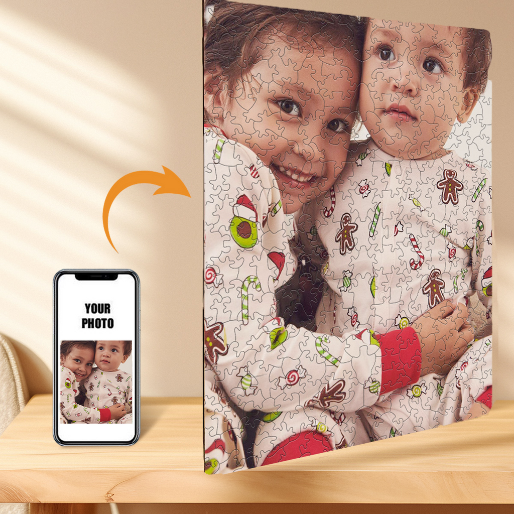 Upload Photo Custom Wooden Jigsaw Puzzle - image 0