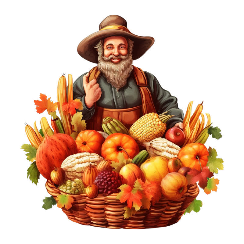 Rubbyoo Thanksgiving Day - Wooden Jigsaw Puzzle - A3 - Wooden Gift Packaging - image 0