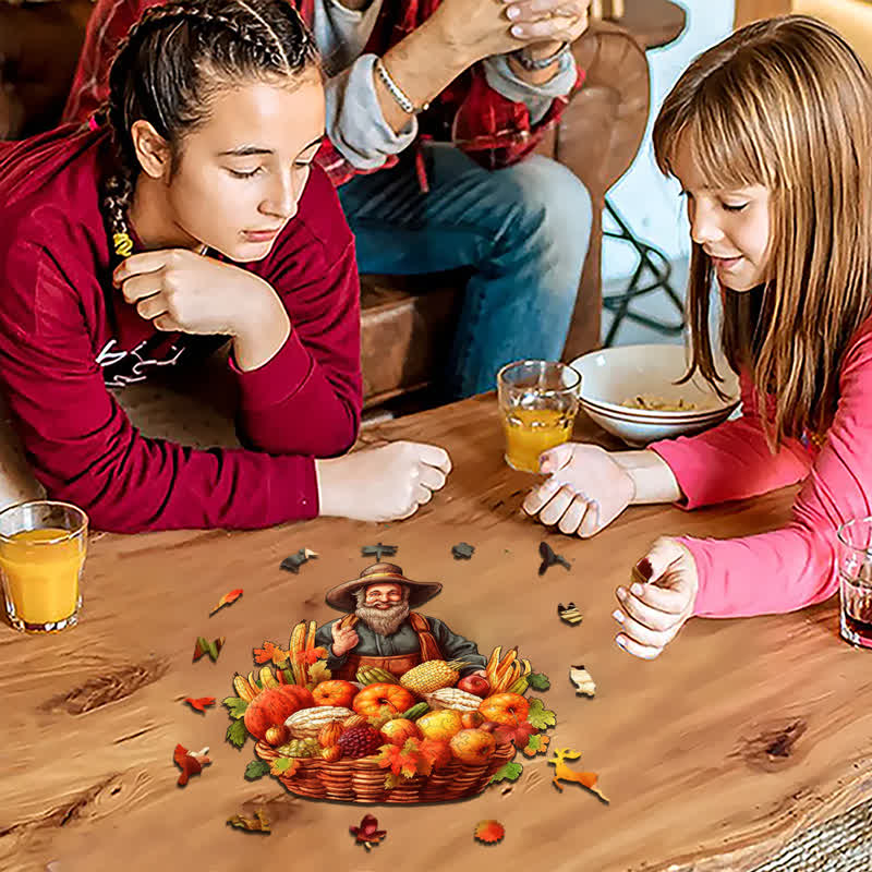 Rubbyoo Thanksgiving Day - Wooden Jigsaw Puzzle - image 8