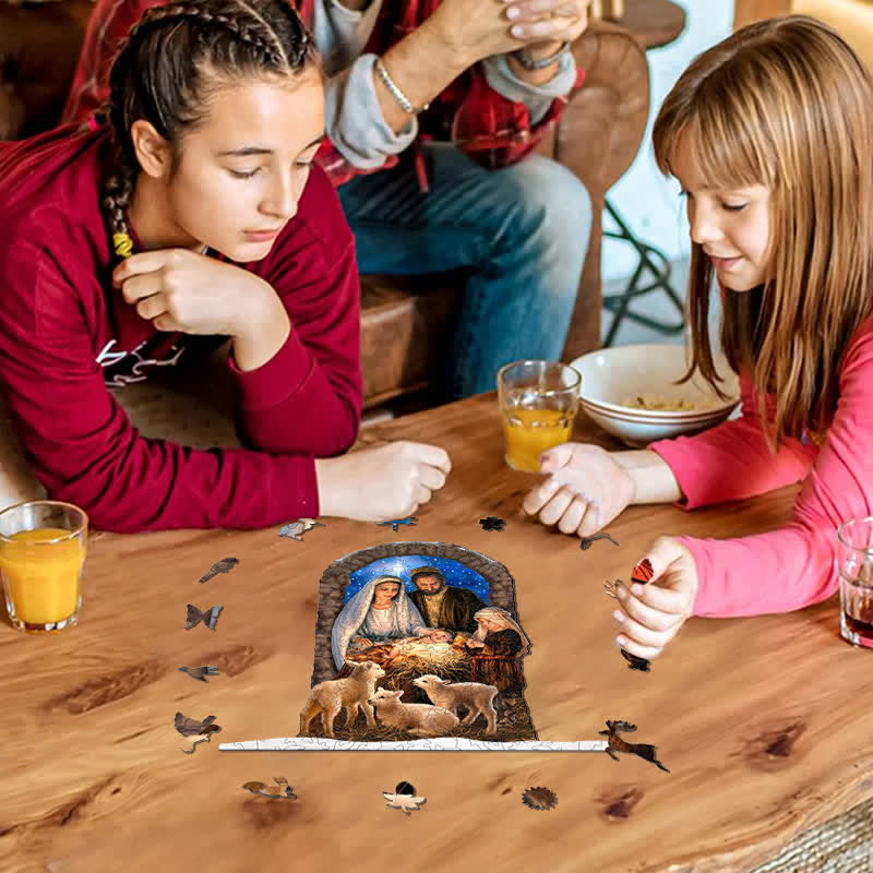 Rubbyoo Miracle Nativity - Wooden Jigsaw Puzzle - image 3
