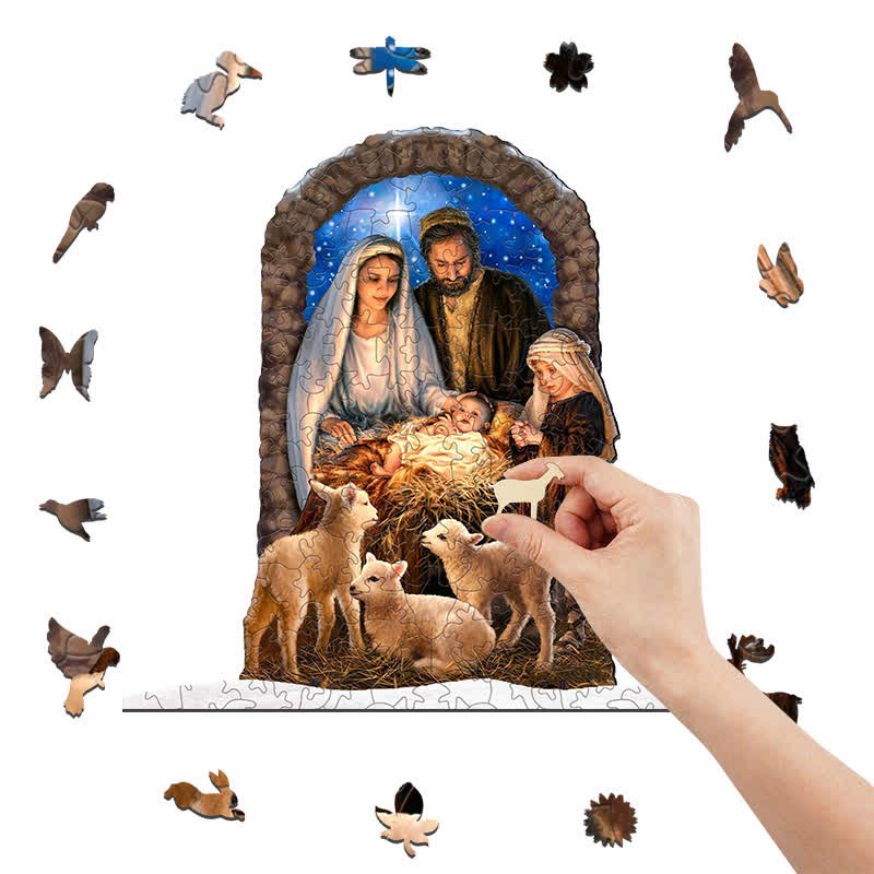 Rubbyoo Miracle Nativity - Wooden Jigsaw Puzzle - image 1
