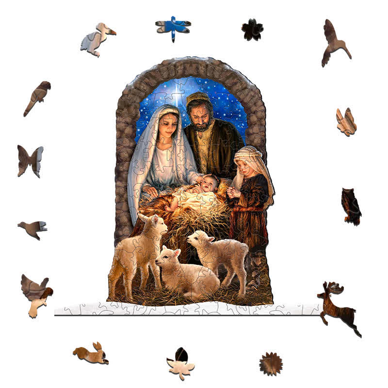 Rubbyoo Miracle Nativity - Wooden Jigsaw Puzzle - image 8
