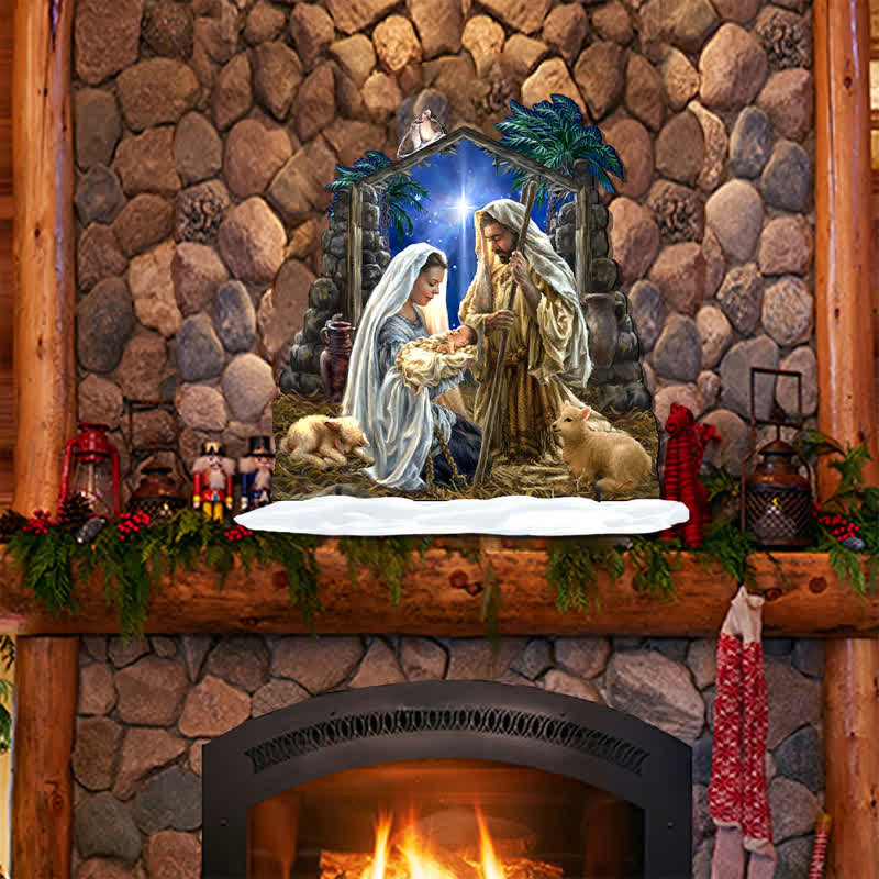 Rubbyoo Glory to God Nativity - Wooden Jigsaw Puzzle - image 4