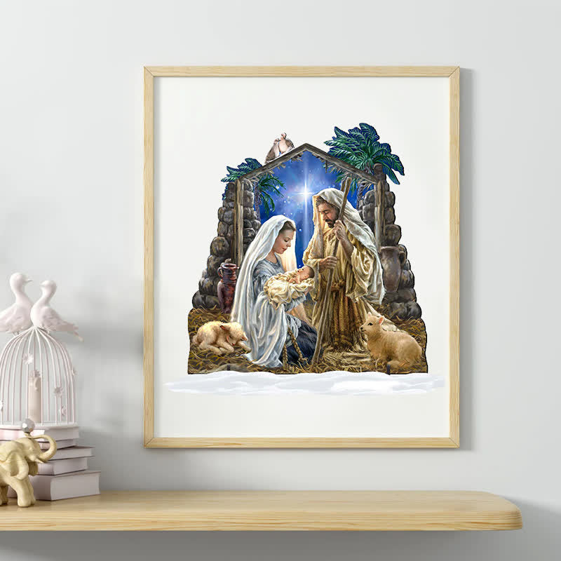 Rubbyoo Glory to God Nativity - Wooden Jigsaw Puzzle - image 7