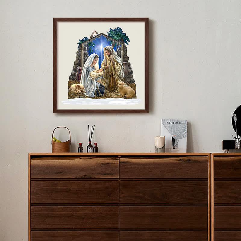 Rubbyoo Glory to God Nativity - Wooden Jigsaw Puzzle - image 9