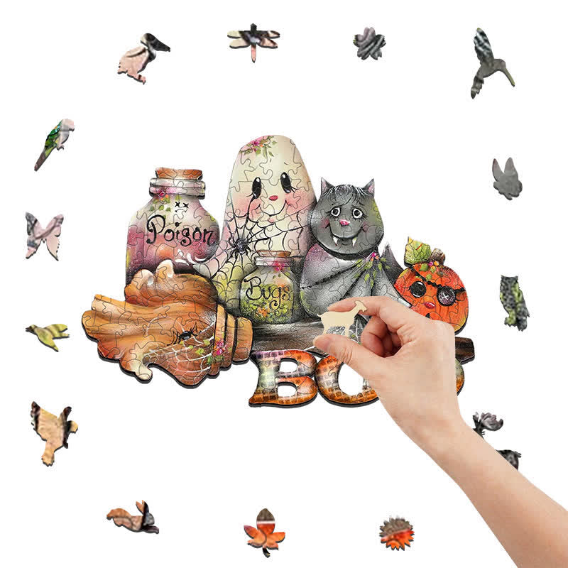 Rubbyoo "Brunhilda's Broom! " - Wooden Jigsaw Puzzle - image 1