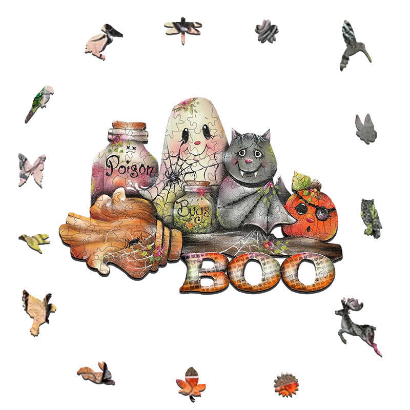 Rubbyoo "Brunhilda's Broom! " - Wooden Jigsaw Puzzle - image 8