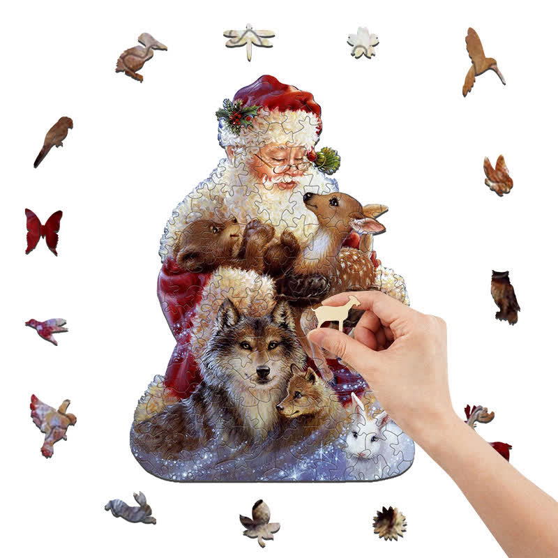 Rubbyoo Santa Little Friends - Wooden Jigsaw Puzzle - image 1