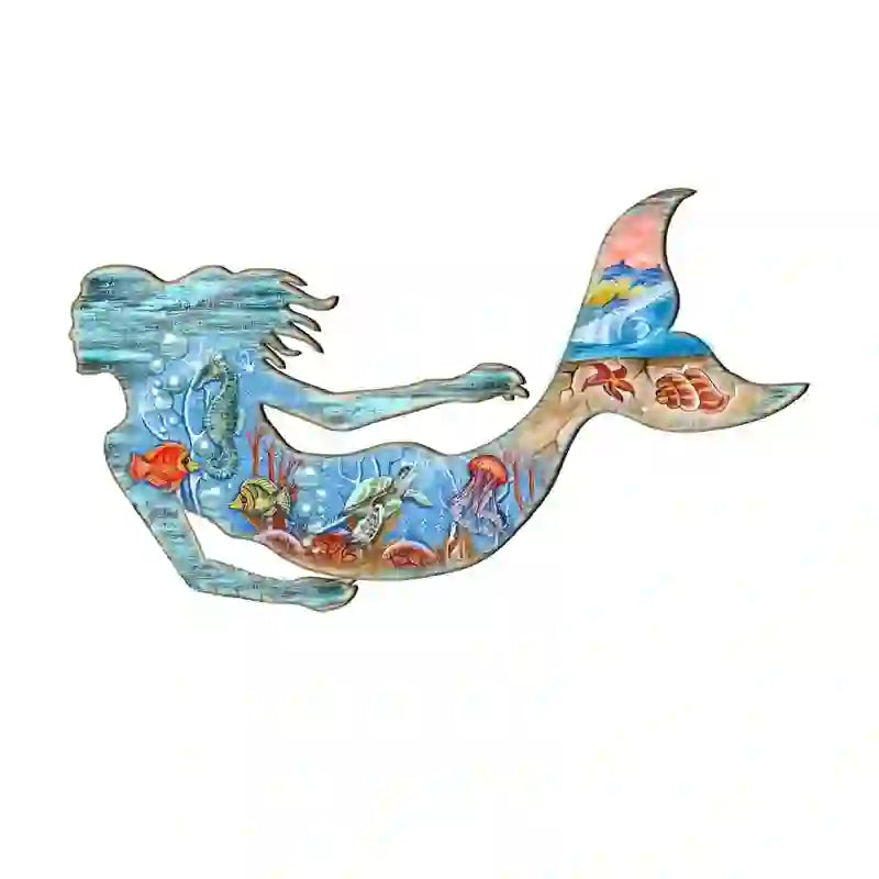 Rubbyoo Mermaid - Wooden Jigsaw Puzzle - A3 - Wooden Gift Packaging - image 0