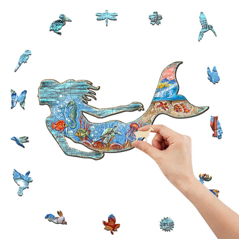 Rubbyoo Mermaid - Wooden Jigsaw Puzzle - image 1