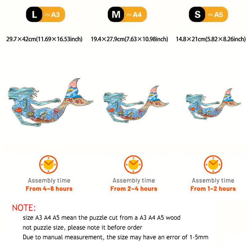 Rubbyoo Mermaid - Wooden Jigsaw Puzzle - image 7