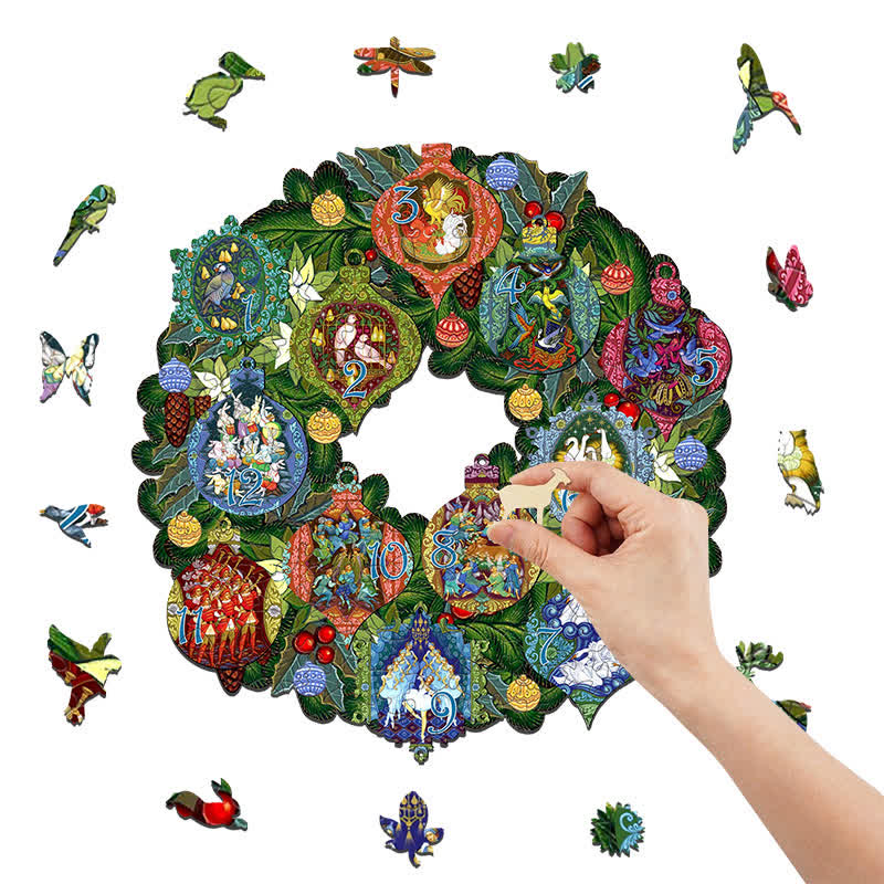 Rubbyoo 12 Days of Christmas - Wooden Jigsaw Puzzle - image 1