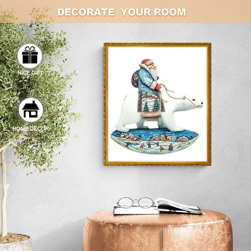 Rubbyoo Santa Polar Bear - Wooden Jigsaw Puzzle - image 4