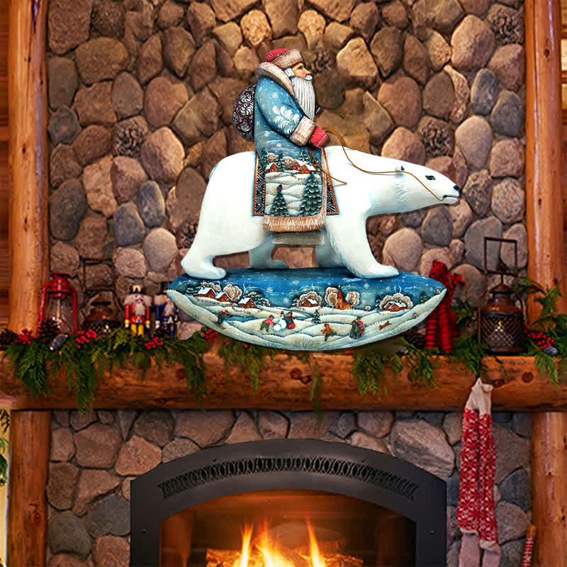 Rubbyoo Santa Polar Bear - Wooden Jigsaw Puzzle - image 3