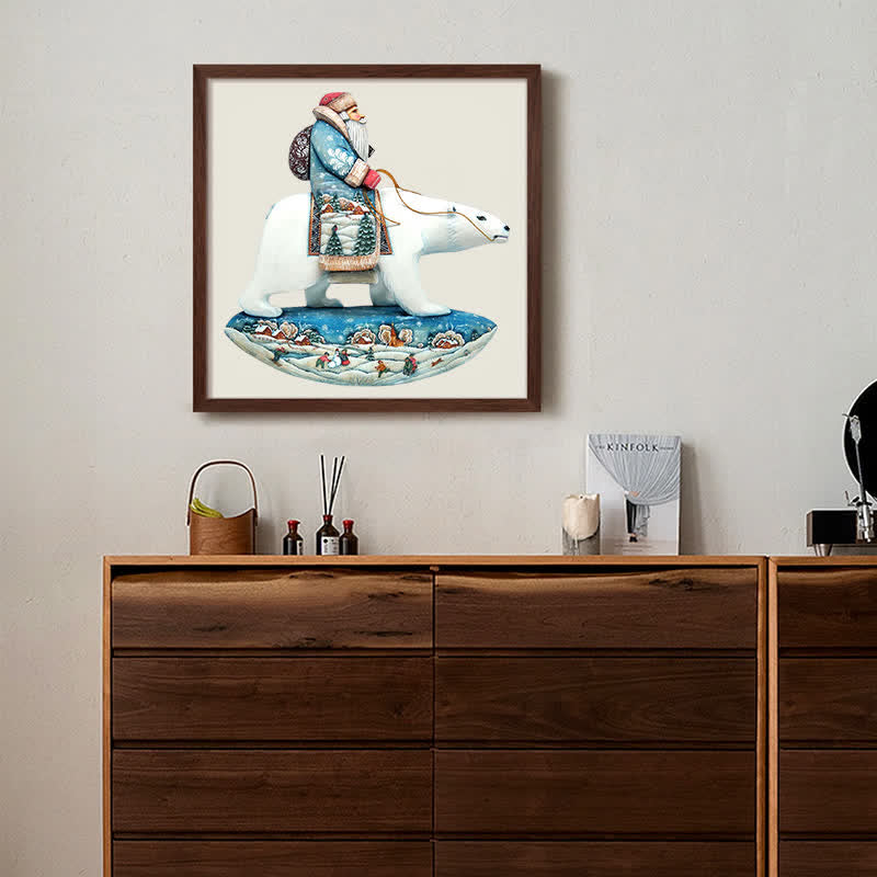 Rubbyoo Santa Polar Bear - Wooden Jigsaw Puzzle - image 10