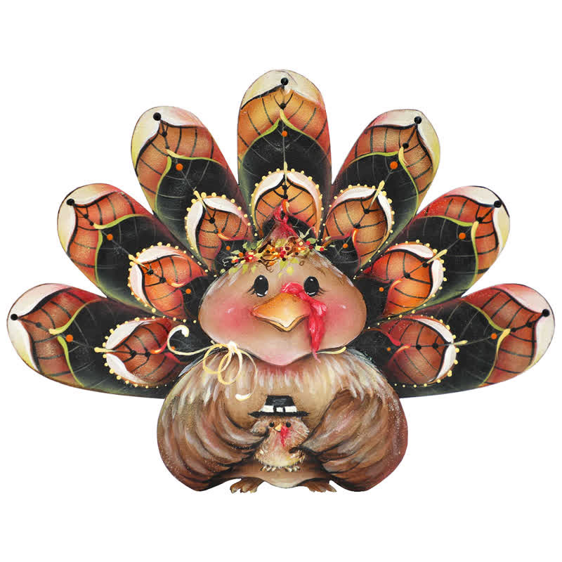 Rubbyoo Thankful Turkey Sitter - Wooden Jigsaw Puzzle - A3 - Wooden Gift Packaging - image 0